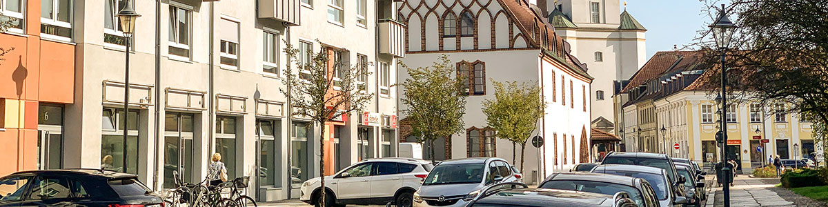 Panorambild der Innenstadt von Fürstenwalde