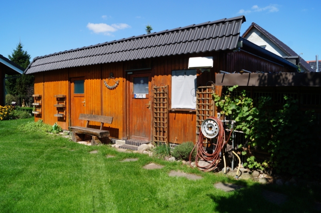 Garage mit Werkstatt