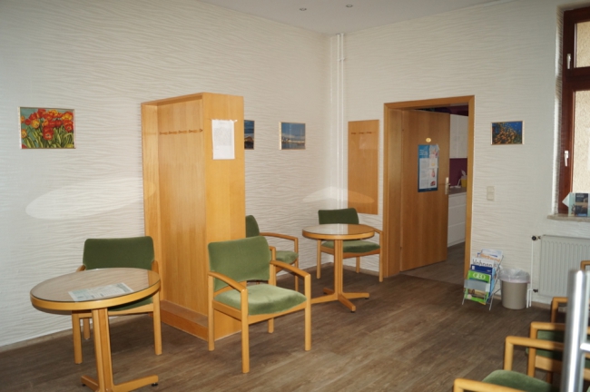 Hochparterre Wartebereich