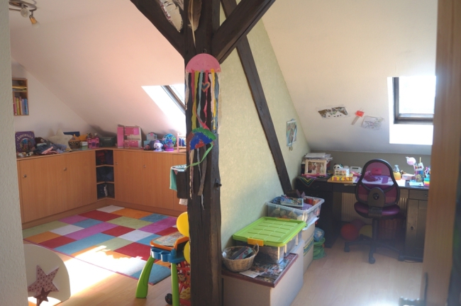 Wohnraum im Dachgeschoss