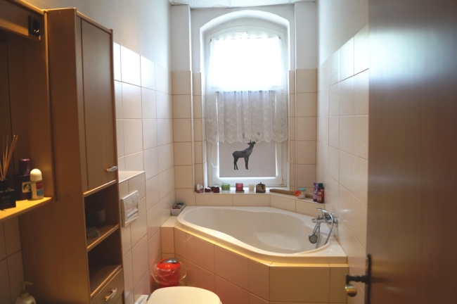 Badezimmer im Erdgeschoss