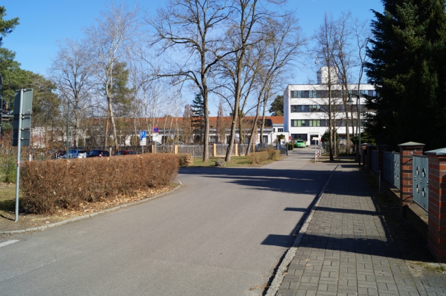 Anliegerstraße zum Klinikum