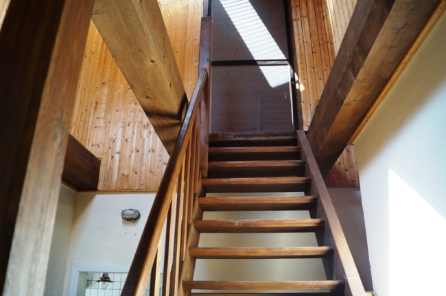 Aufgang zum Spitzboden