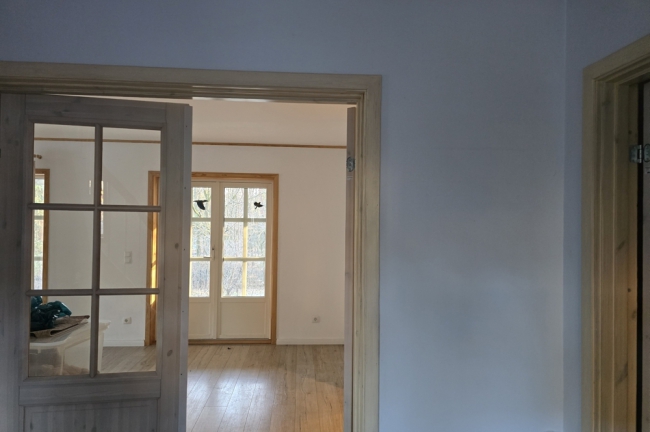 Flügeltür zum Wohnzimmer