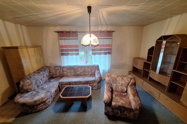 Wohnzimmer mit Kamin
